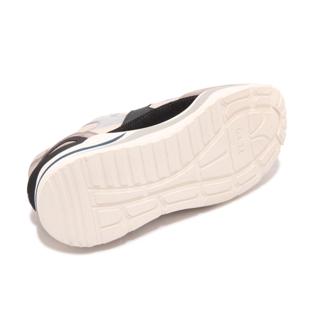 D.A.T.E Beige Leather Sneaker