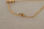Dolce & Gabbana Gold Tone 925 Sterling Silver Crystal Chain Brooch