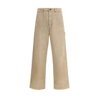 Margiela Beige Cotton Casual Pants
