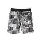 Karl Lagerfeld Nero Polyester Men's Swim Boxer