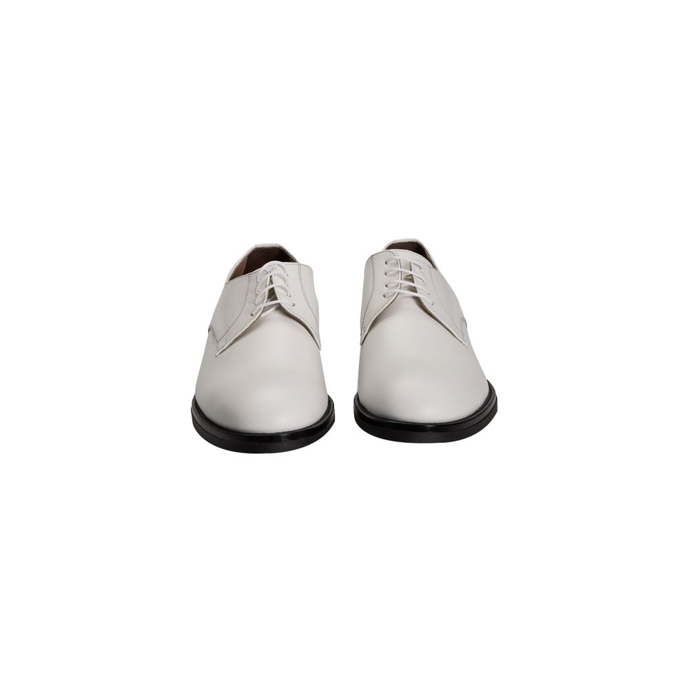 Roberto Pepe Luxury White Calfskin Men Loafer