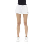 Just Cavalli White Cotton Women's Sweatshorts