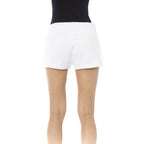 Just Cavalli White Cotton Women's Sweatshorts