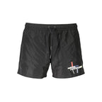 Karl Lagerfeld Black Polyester Men Swim Boxer