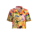 Desigual Yellow Cotton Shirt