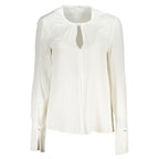 Patrizia Pepe White Viscose Shirt
