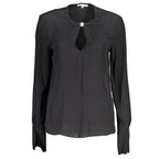 Patrizia Pepe Black Viscose Shirt