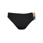 Karl Lagerfeld Black Elastane Swimwear
