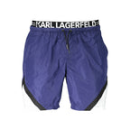 Karl Lagerfeld Blue Polyester Swimwear