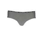 Karl Lagerfeld Black Elastane Swimwear