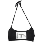 Karl Lagerfeld Black Elastane Swimwear