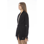 Baldinini Trend Black Wool Women Cardigan