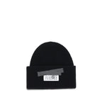 MM6 Black Wool Beanie