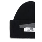 MM6 Black Wool Beanie