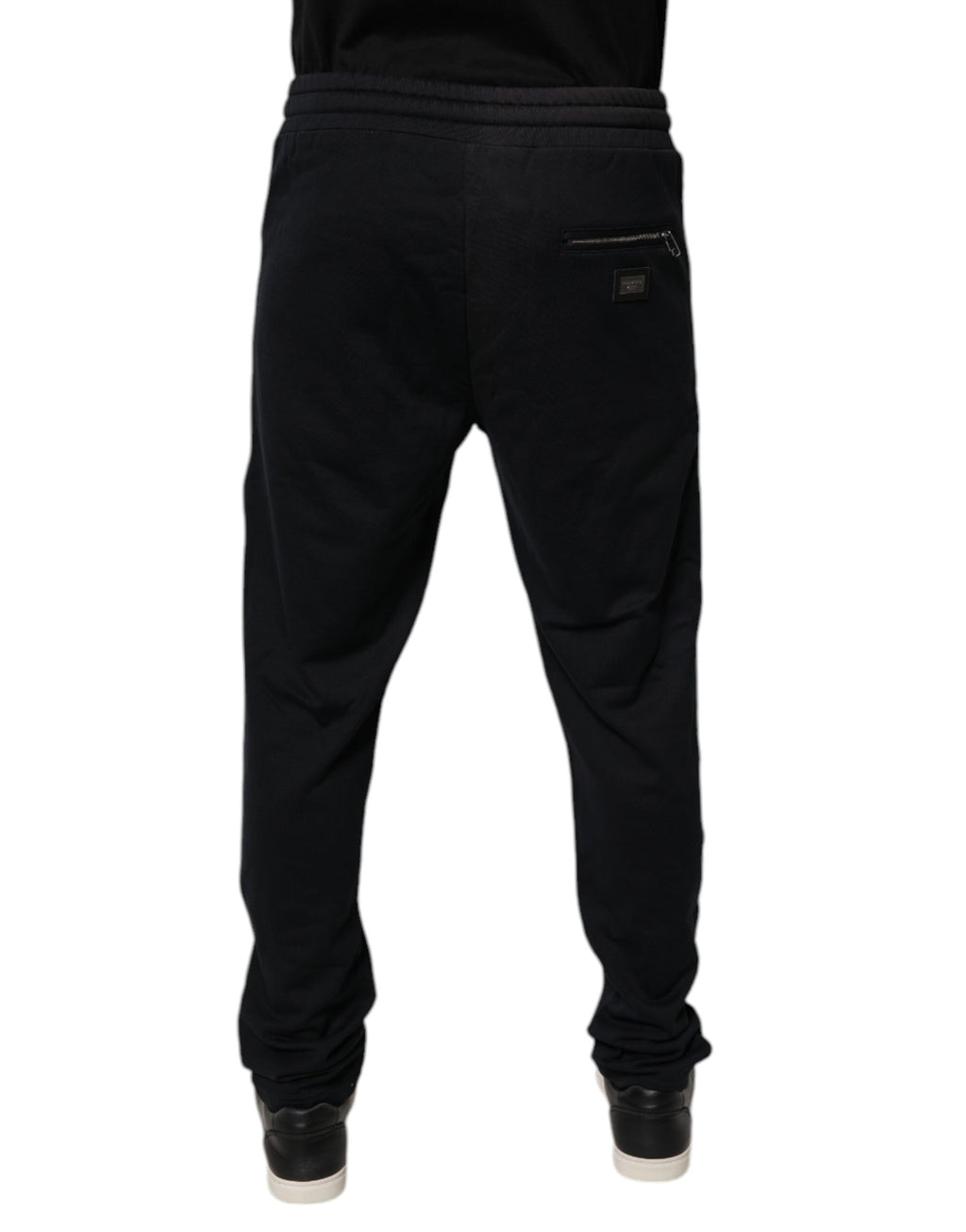 Dolce & Gabbana Blue Cotton Jogger Jogging Men Trouser Pants