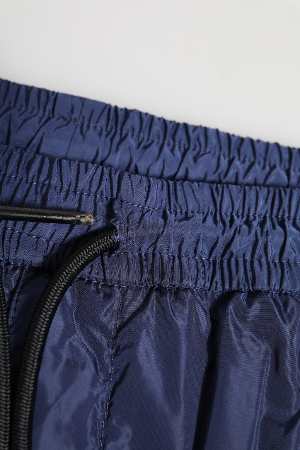 Dolce & Gabbana Blue Nylon Straight Jogger Sweatpants Pants