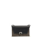 Brunello Cucinelli Black Leather Shoulder Bag