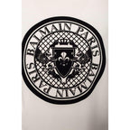 Balmain White Cotton Sweatshirt