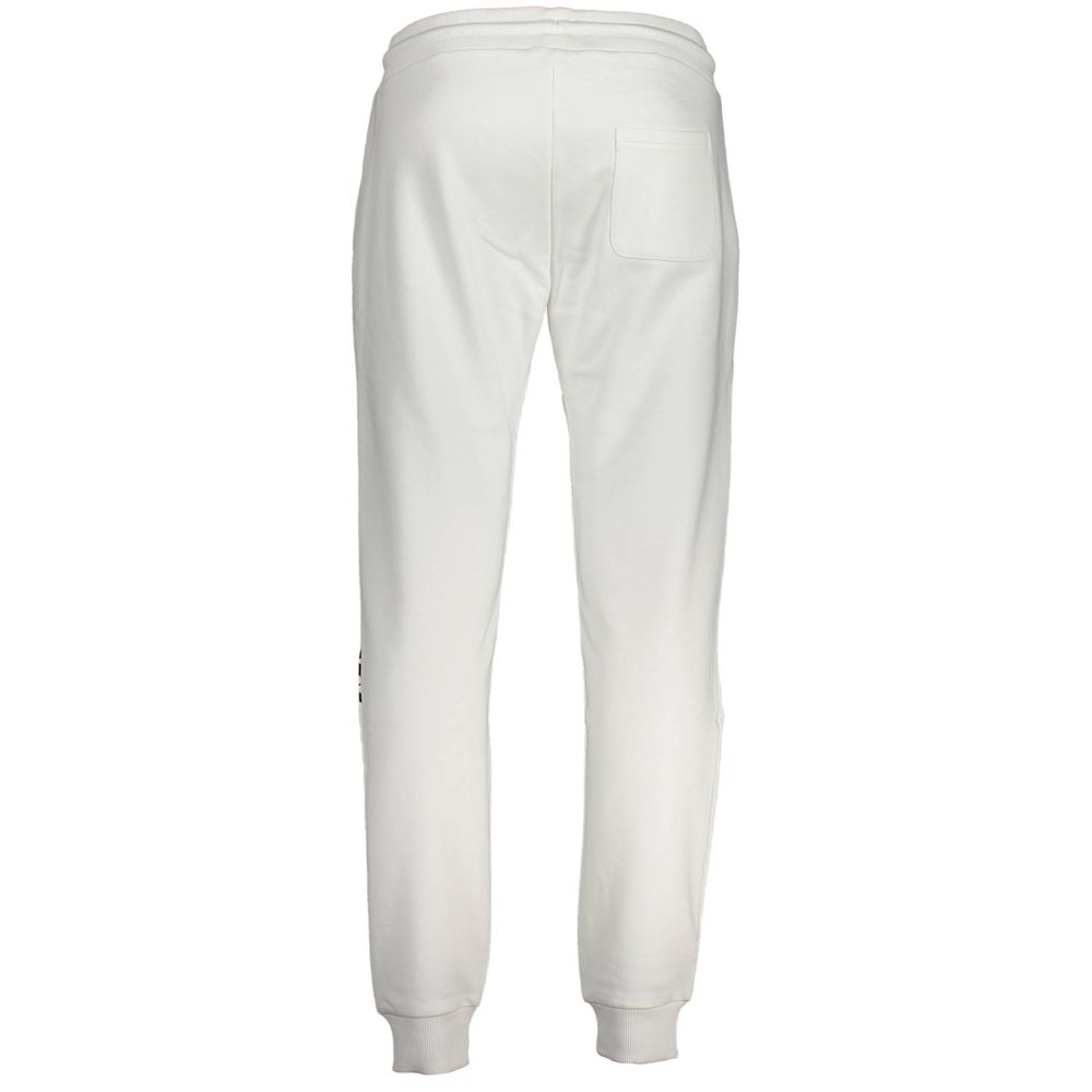 Cavalli Class White Cotton Pant