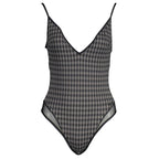 Karl Lagerfeld Black Elastane Swimwear