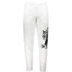 Cavalli Class White Cotton Pant