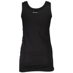 Cavalli Class Black Cotton Tank Top