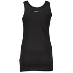 Cavalli Class Black Cotton Tank Top