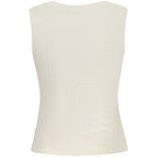 Tommy Hilfiger Beige Cotton Tank Top