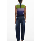 Desigual Green Polyester Tank Top