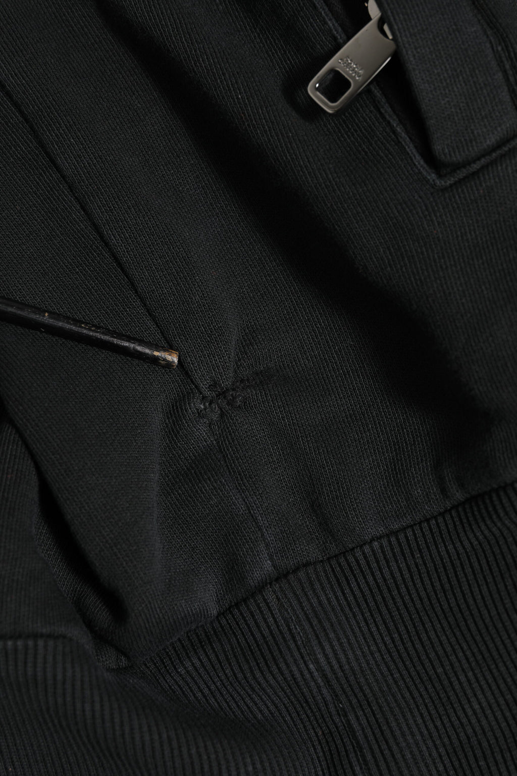 Dolce & Gabbana Black Logo Full Zip Hooded Sweatshirt Sweater