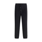 Brunello Cucinelli Black Cotton Joggers (Workout Pants)