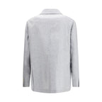 Brunello Cucinelli Gray Wool Blazer