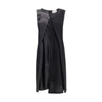 Margiela Black Acetate Casual Dress