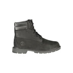 Timberland Black Polyester Ankle