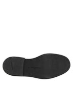 Dolce & Gabbana Brown Leather Lace Up Dress Men Oxford Shoes