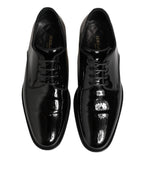 Dolce & Gabbana Black Leather Lace Up Derby Formal Dress Shoes