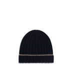 Brunello Cucinelli Blue Cashmere Beanie