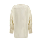 The Latest Cream Cotton Blouse