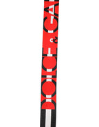 Dolce & Gabbana Black White Striped Logo Metal Buckle Belt