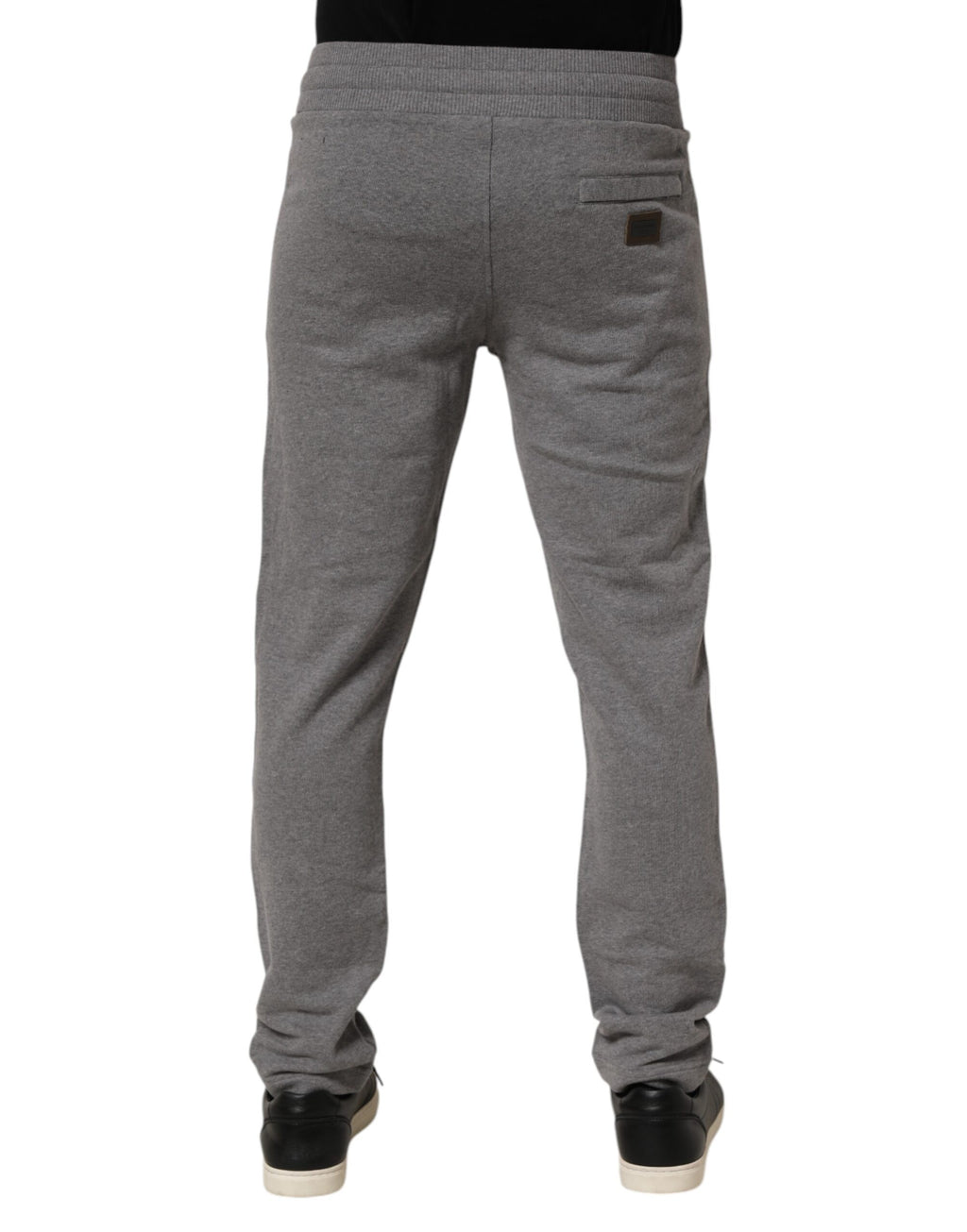 Dolce & Gabbana Cotton Jogger Sweatpants Trouser Gray