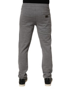 Dolce & Gabbana Cotton Jogger Sweatpants Trouser Gray