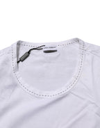 Dolce & Gabbana White Cotton Crew Neck Underwear Tee T-shirt
