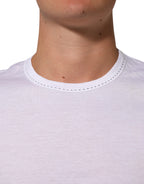 Dolce & Gabbana White Cotton Crew Neck Underwear Tee T-shirt