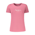 Pepe Jeans Pink Cotton T-Shirt