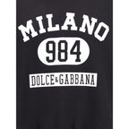 Dolce & Gabbana Black Cotton Sweatshirt