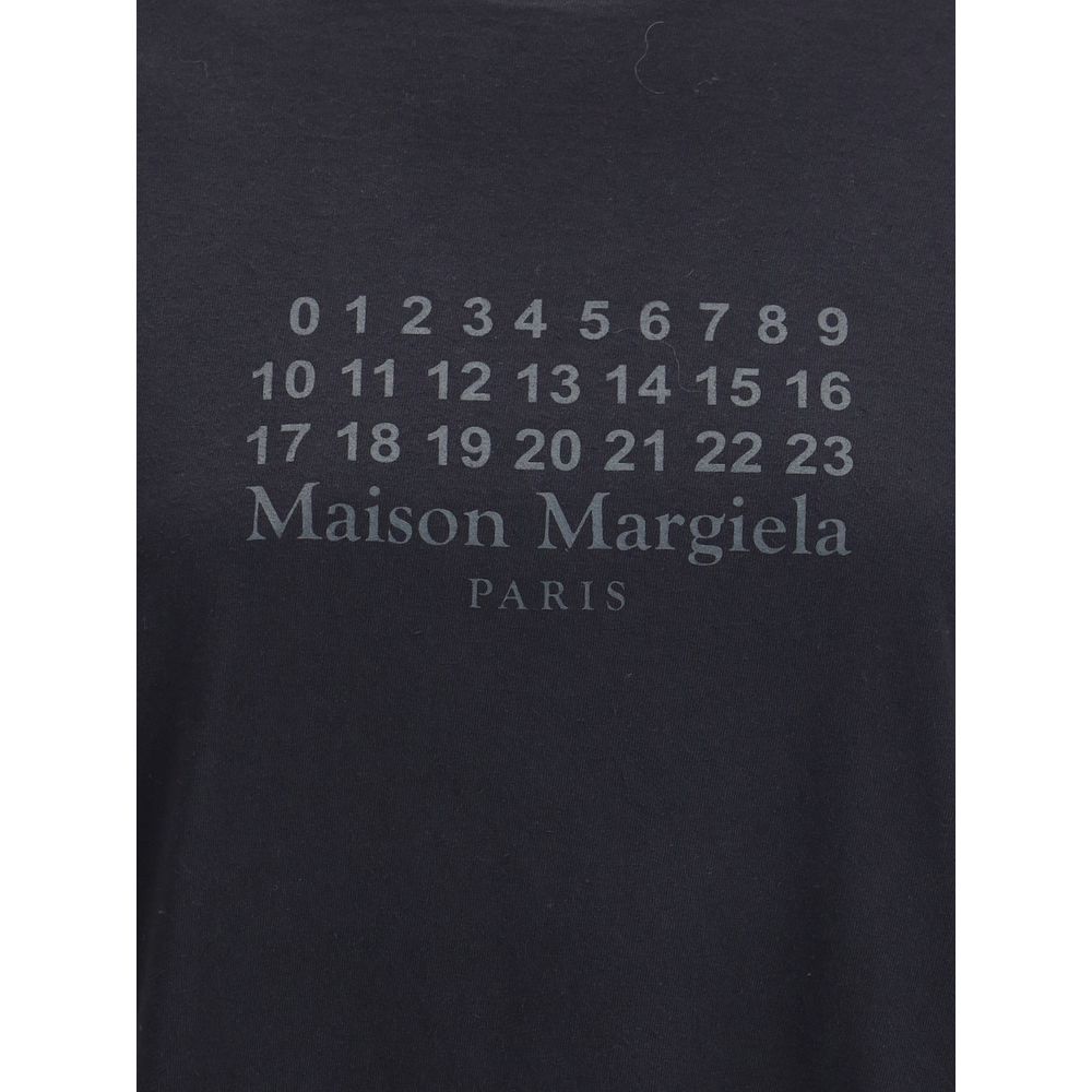 Margiela Black Cotton T-Shirt