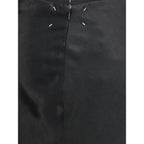 Margiela Black Acetate Midi Skirt