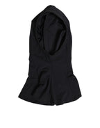 Dolce & Gabbana Black Nylon Elastane Balaclava Hood Face Cover Hat