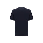 Brunello Cucinelli Blue Cotton T-Shirt