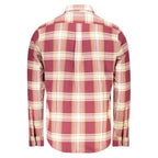 Timberland Red Cotton Men Shirt